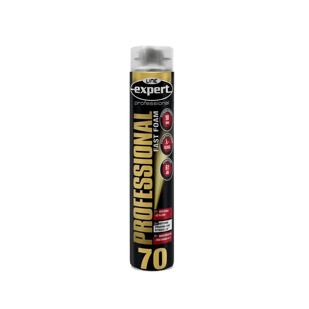 EXPERT LINE PROFESSIONAL FAST FOAM 70 letní montážní PUR pěna pistolová