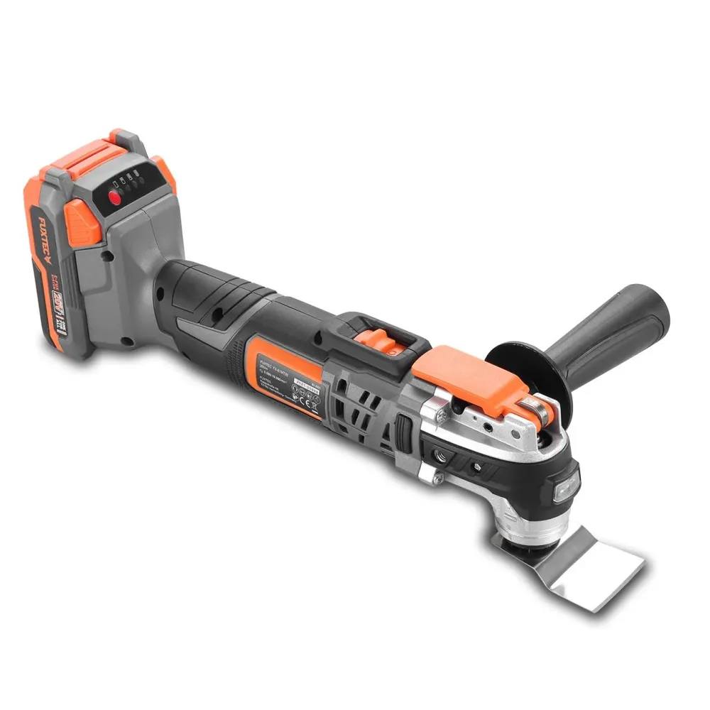 FUXTEC 20V akumulátorové multifunkcní náradí FX-E1MT20 SET s 1 x akumulátorem 2Ah, 1 x nabíjeckou 1A
