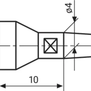 40 He 0H Měřicí vložky ploché D=7,5 mm