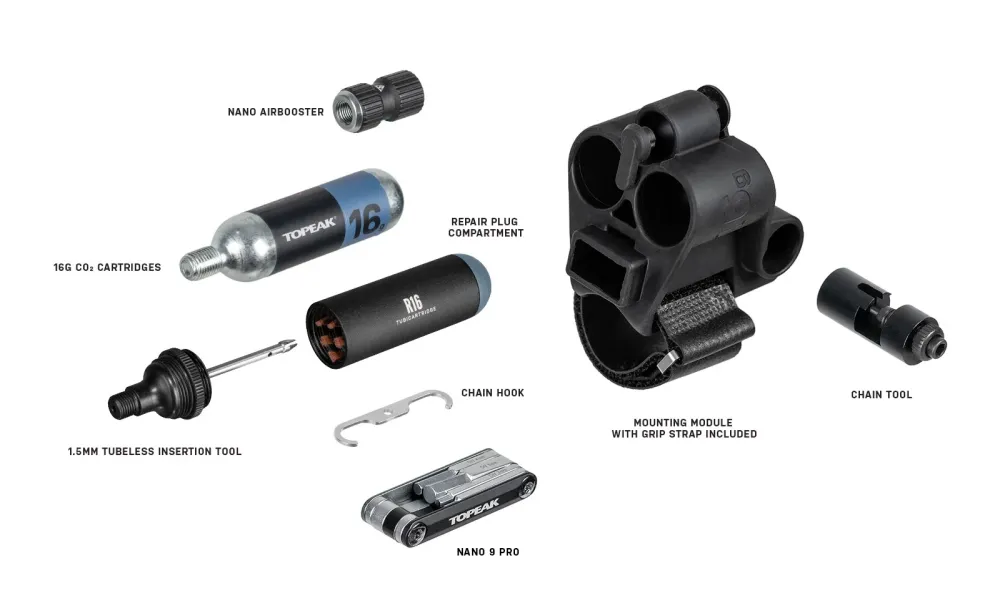 Multifunkční nářadí Co2 TOPEAK TUBIMASTER RXT Pro