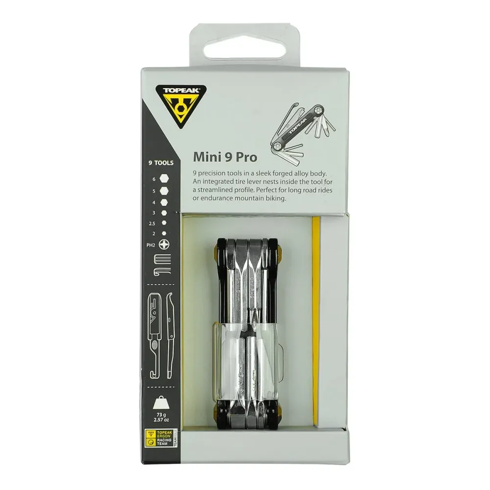 Multifunkční nářadí TOPEAK MINI PRO černé (9 nástrojů)