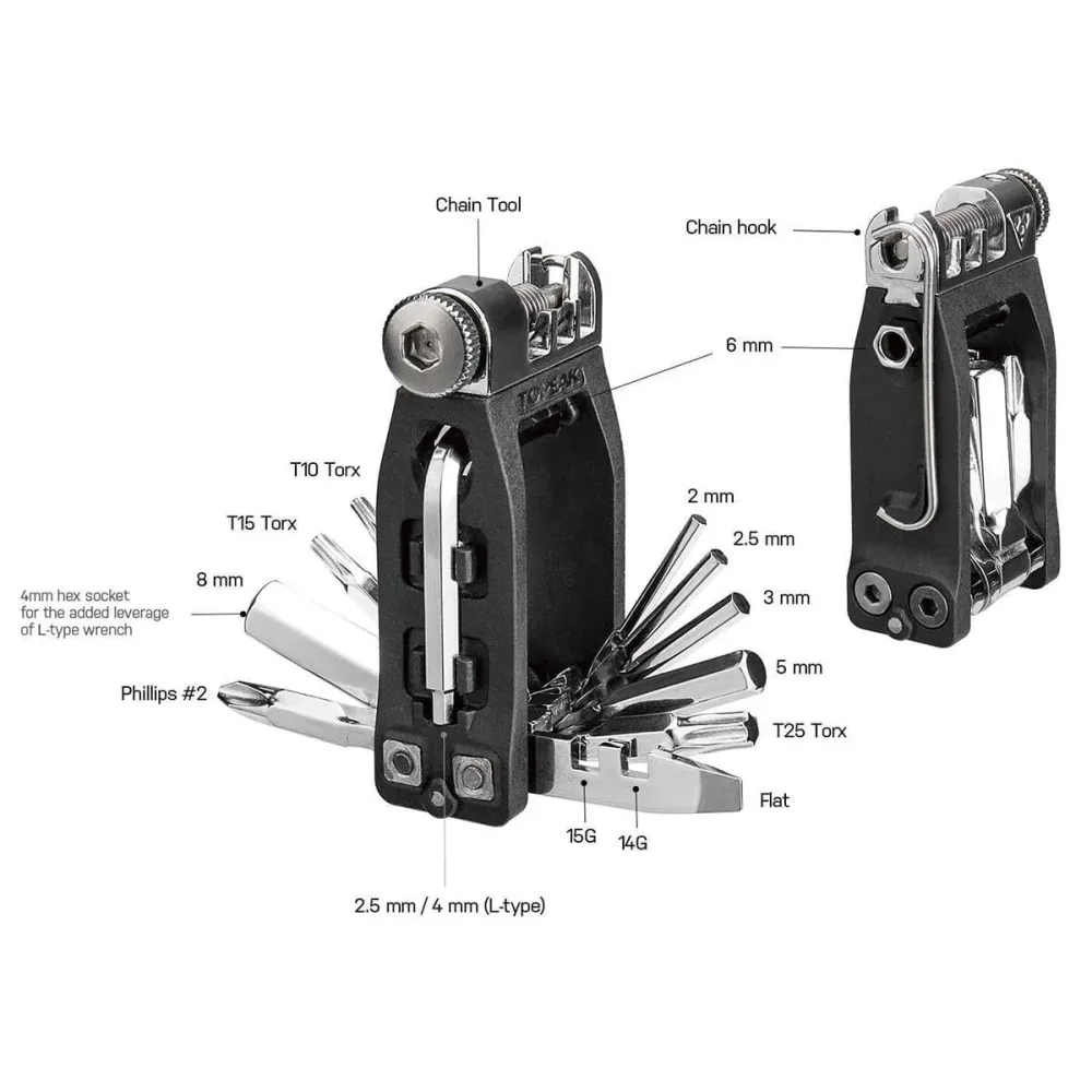 Multifunkční nářadí TOPEAK NINJA 16+ (16 nástrojů)