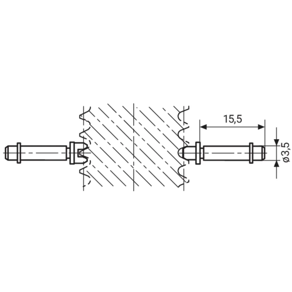 Vložka, P=4,5-3 Gg/1" 40Z-f 852-f 853-f W