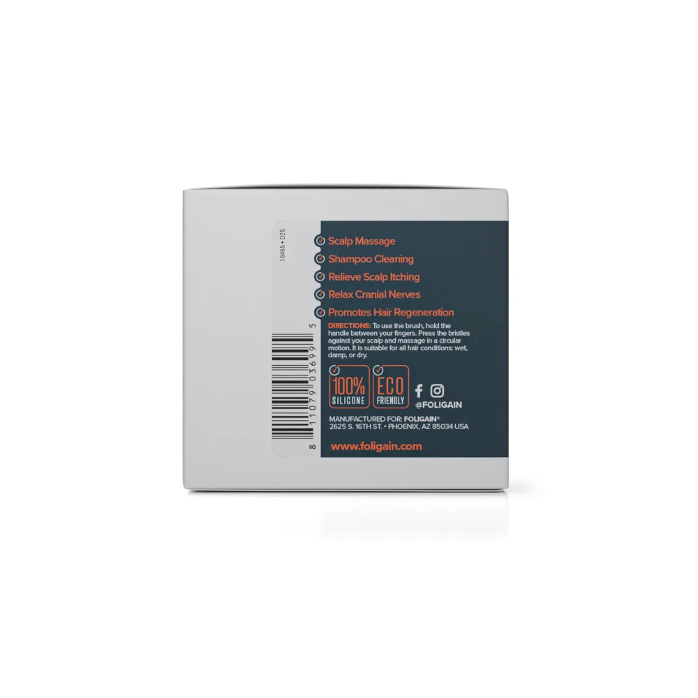 FOLIGAIN Peeling Masážník na Pokožku Hlavy v Černé