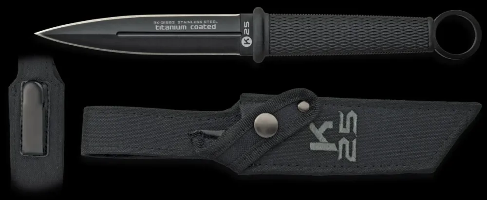 K25 31892 Černý nůž OPS Delta