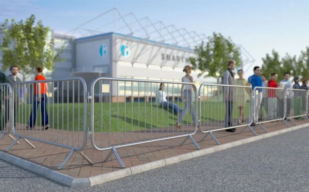 Flexibarrier Mobilní zábrana - Basic - pevná patka, kompletní sada (57.5m) bez reflexních prvků