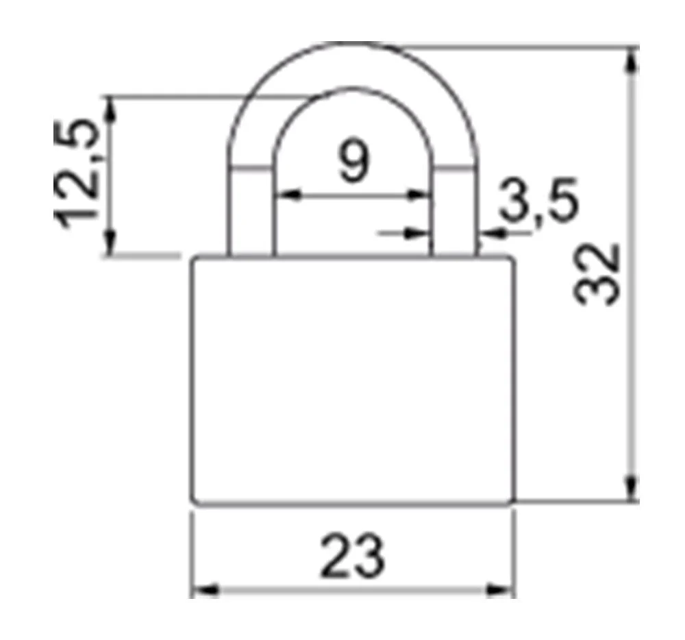 PADLOCK RV.2402.20 - Zelená