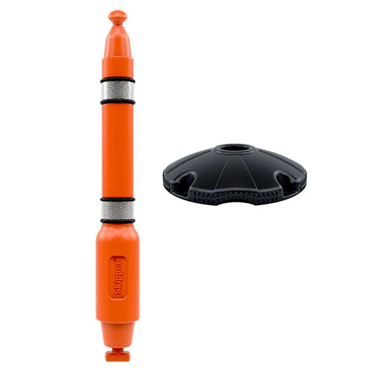 Systém sloupku základny - Skipper - z plastu, oranžová/černá