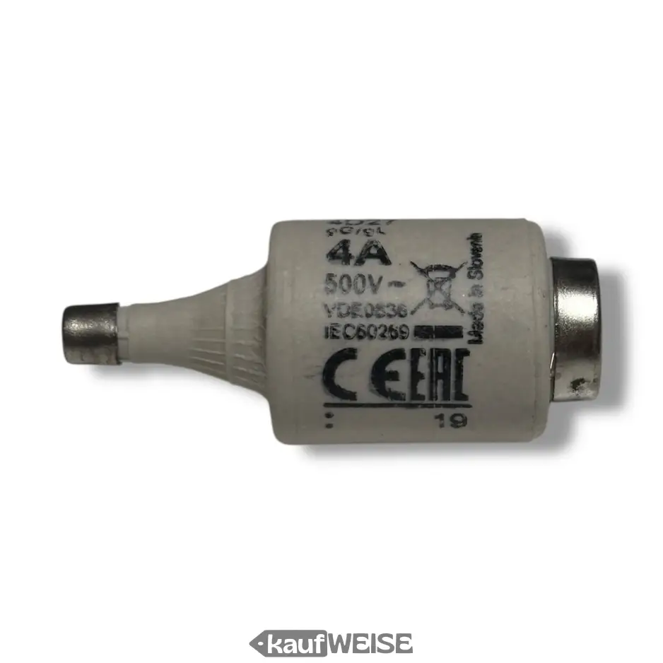 Pojistka Eaton 4D27 4A 500V (5 ks) | DII E27, pomalá (gG/gL)
