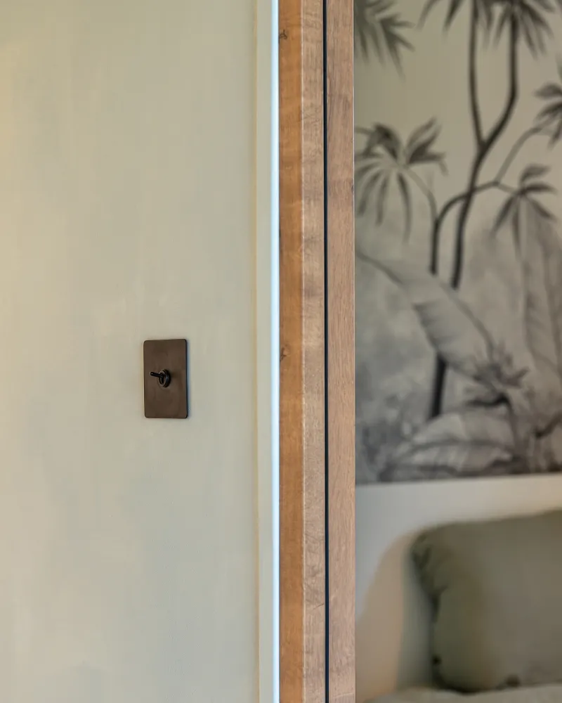 Kew Jednoduchý přepínač - Bronz Regular