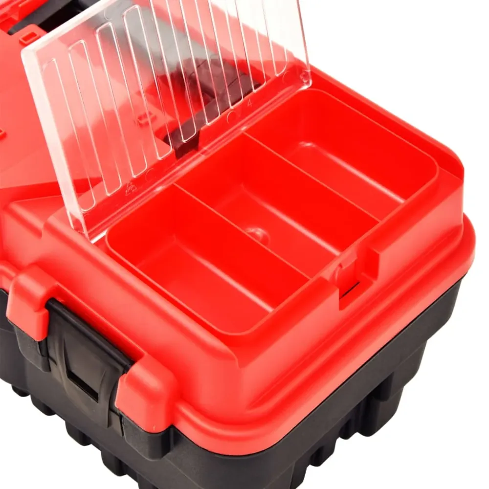 Box na nářadí plast 462 x 256 x 242 mm červený