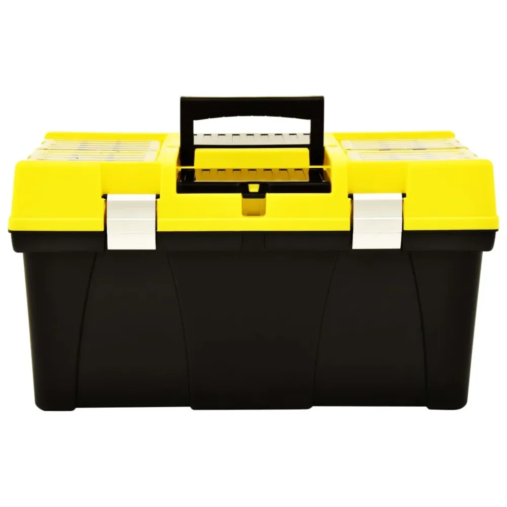 Box na nářadí plast 595 x 337 x 316 mm žlutý