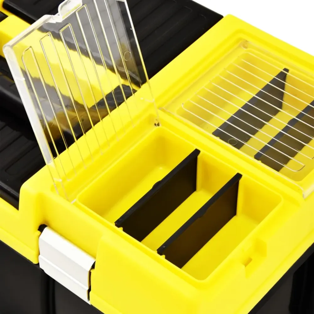 Box na nářadí plast 595 x 337 x 316 mm žlutý