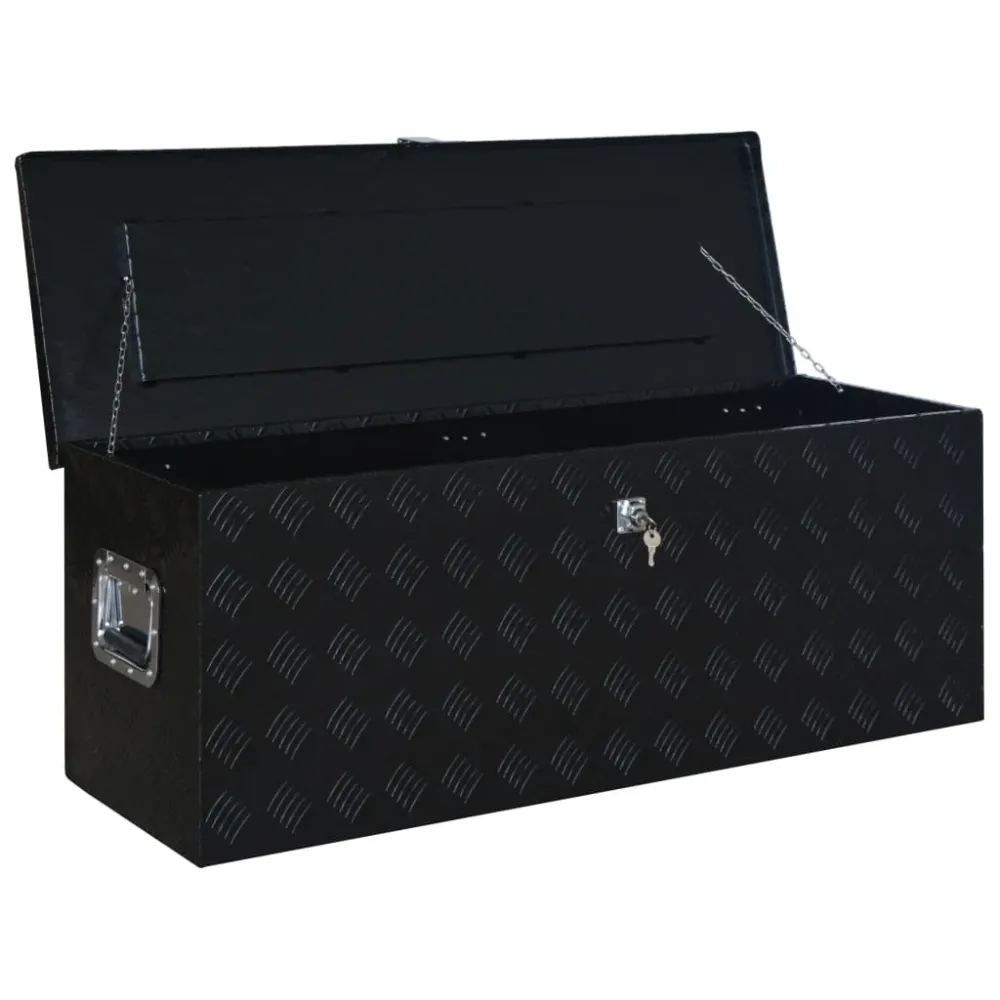 Hliníkový box 1085 x 370 x 400 mm černý
