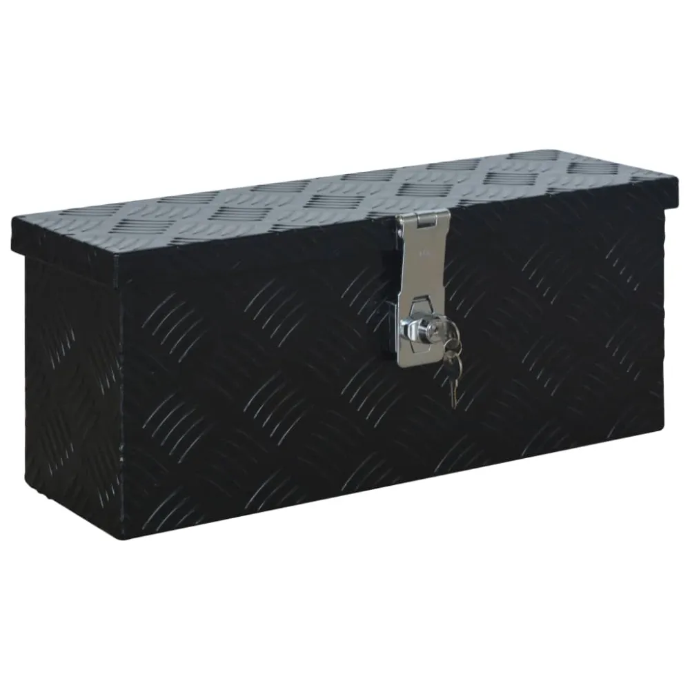 Hliníkový box 485 x 140 x 200 mm černý