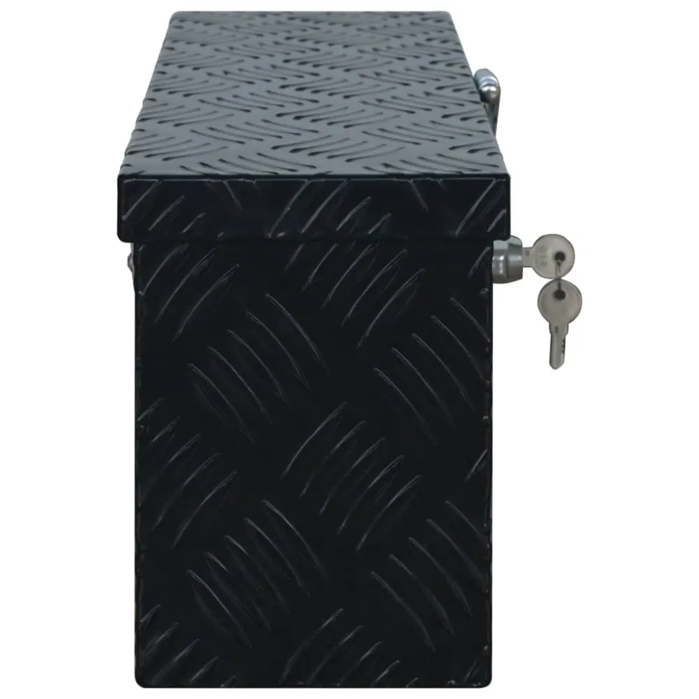 Hliníkový box 485 x 140 x 200 mm černý