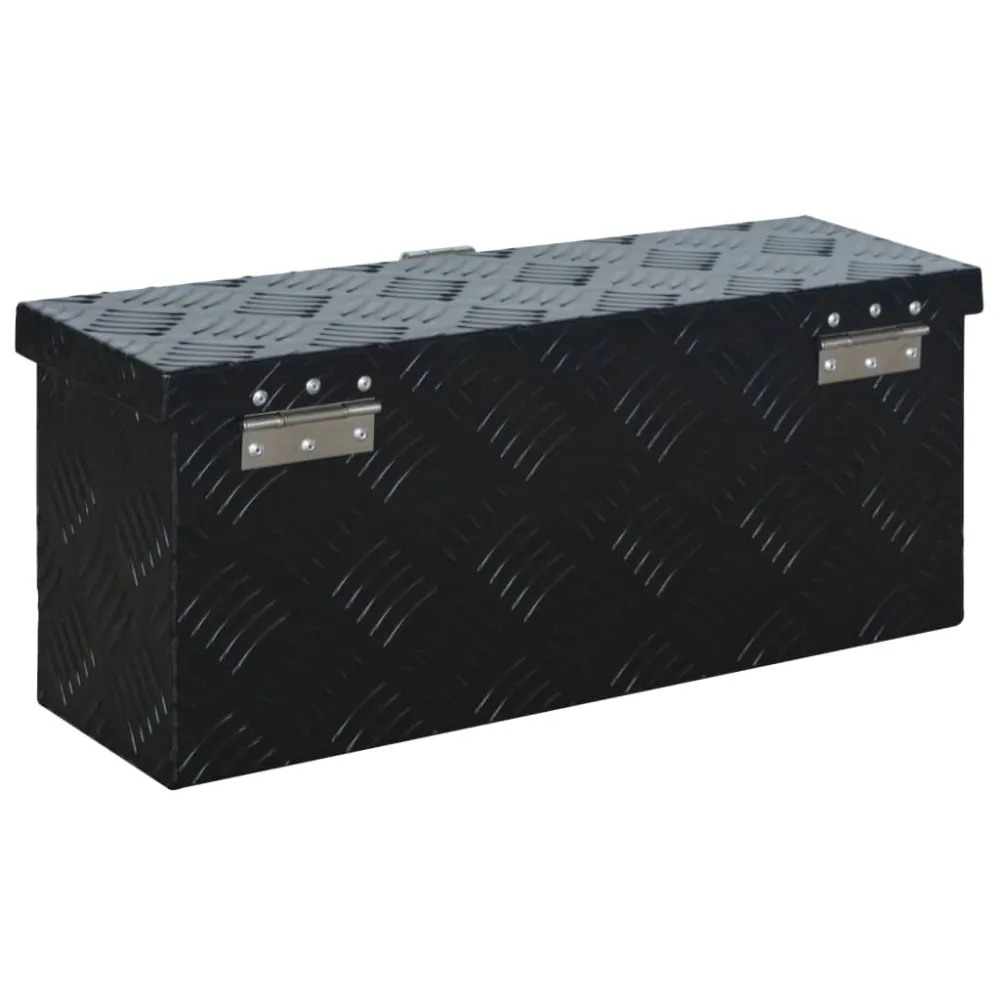 Hliníkový box 485 x 140 x 200 mm černý