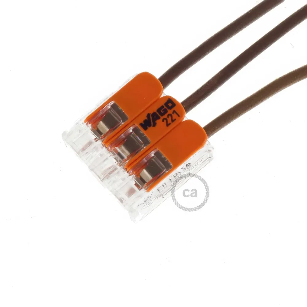 Univerzální svorka 3 vstupy Průhledná