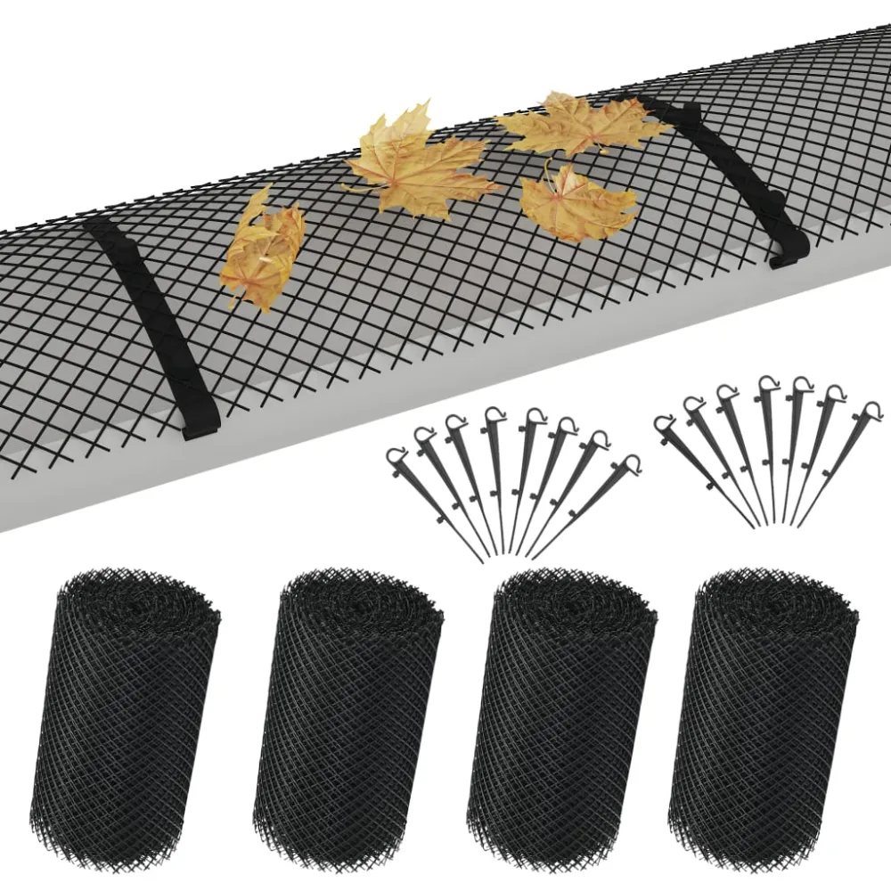 Síť do okapu s úchytkami 4 ks hdpe 1,08 m² modrá