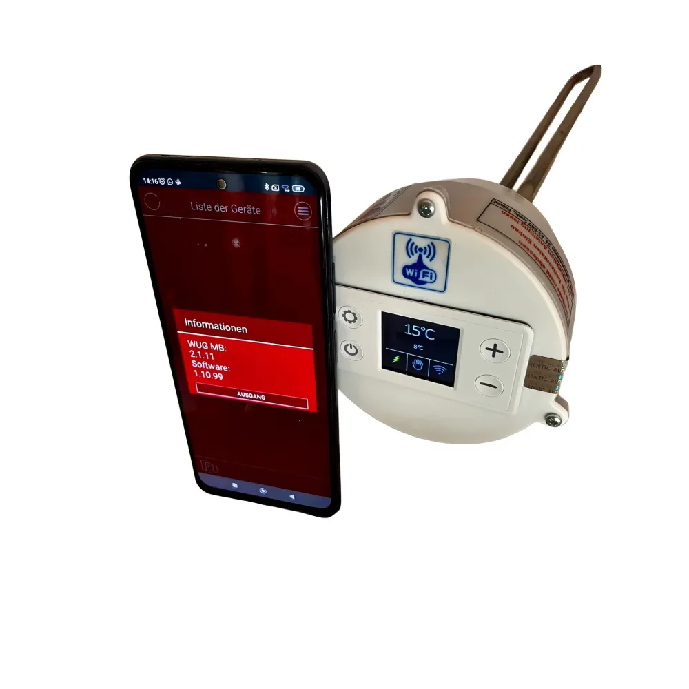Topná tyč 3 kW WLAN Gema GmbH elektrická topná tyč 230V