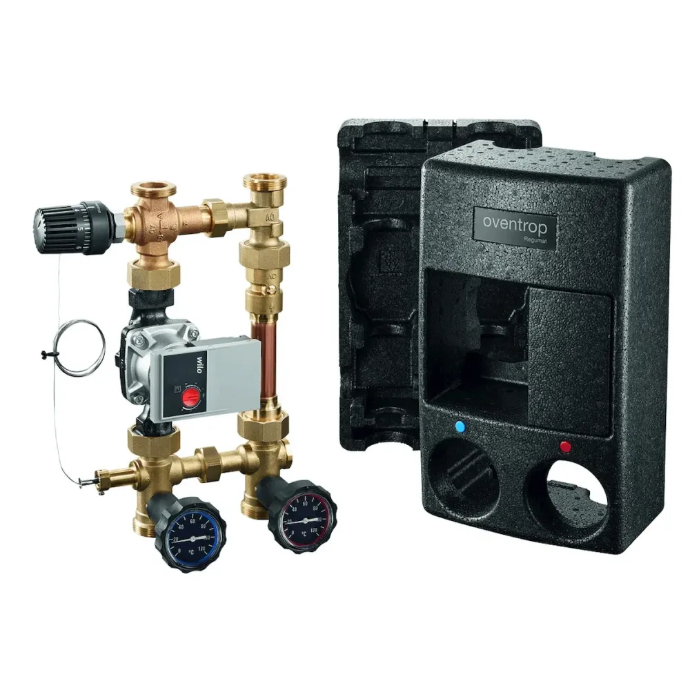 Zvýšení teploty zpátečky kotle Oventrop RTA DN 25 (1") s čerpadlem Wilo Para 180 mm