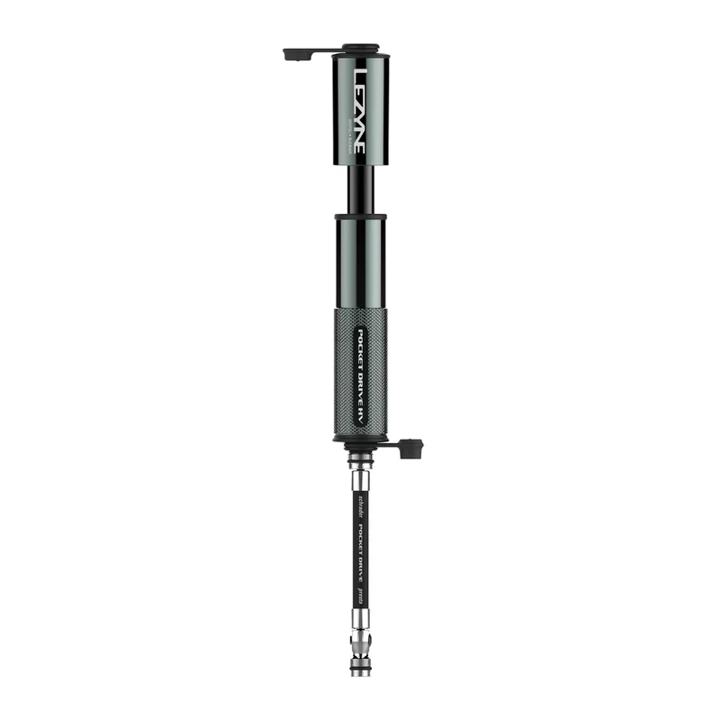 Ruční pumpa LEZYNE CNC POCKET DRIVE HV stříbrná