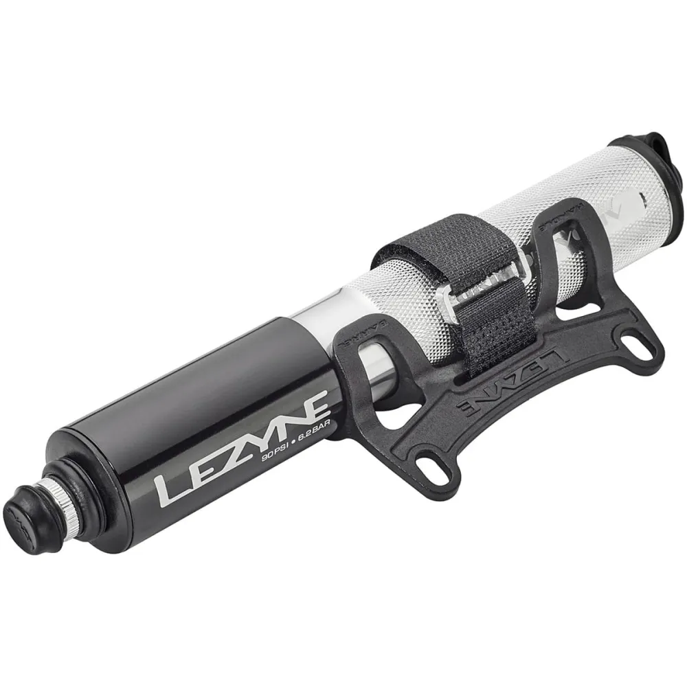Ruční pumpa LEZYNE GRIP DRIVE HV MINI stříbrná