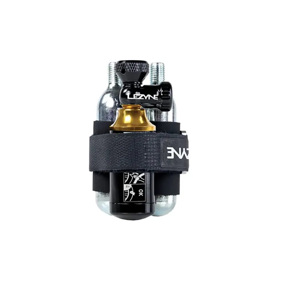 Bezdušová opravná sada CO2 LEZYNE BLASTER + 5 knotů + 2x kartuše CO2