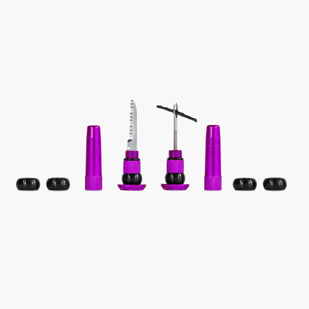 Integrovaná sada pro opravu bezdušových pneumatik MUC OFF Purple