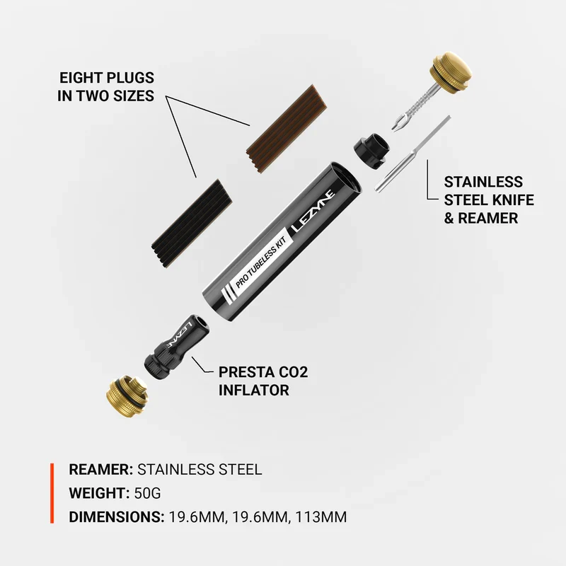 Opravná sada LEZYNE PRO TUBELESS