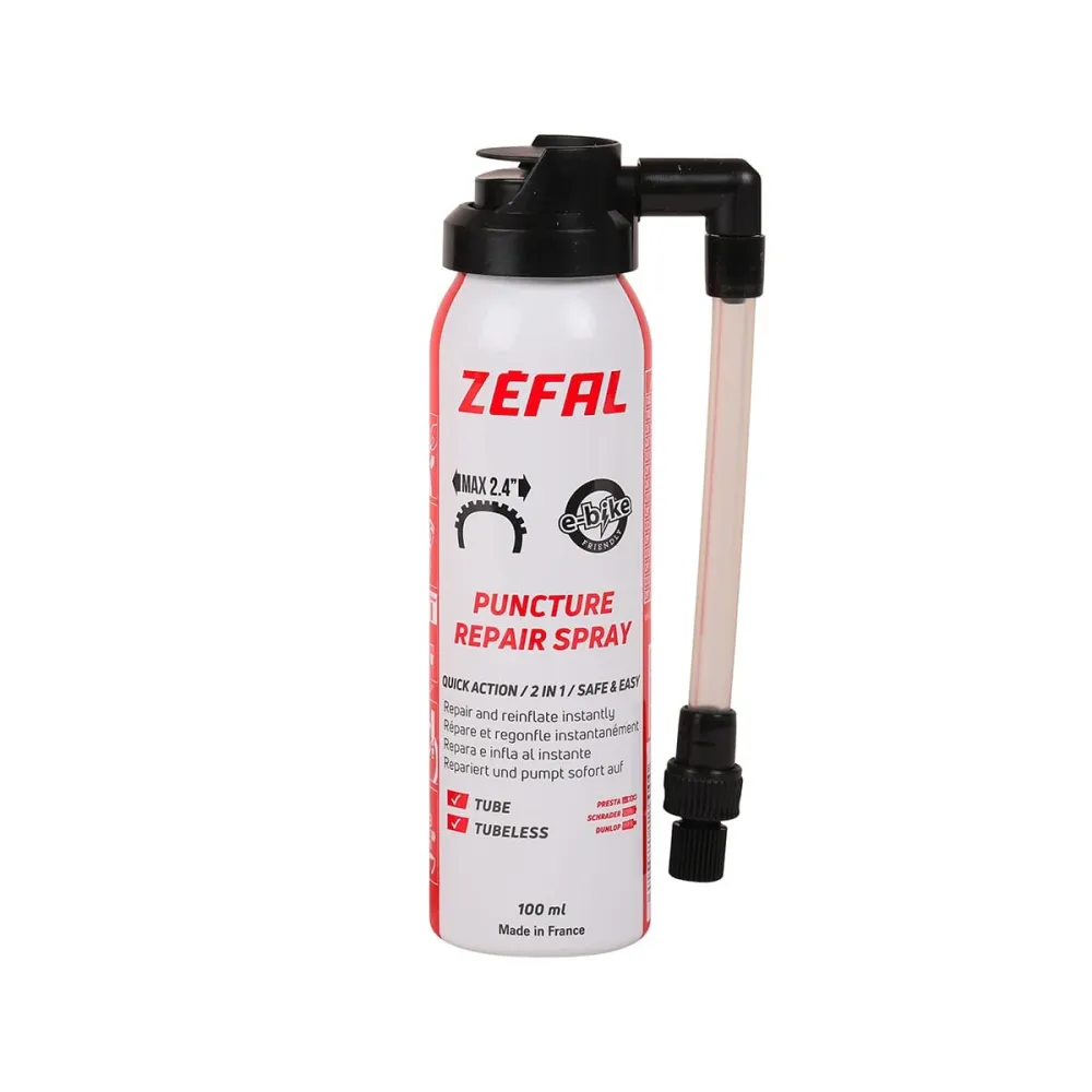 ZEFAL REPAIR Sprej na opravu píchnutí (100 ml. 2,2") + podpěra rámu