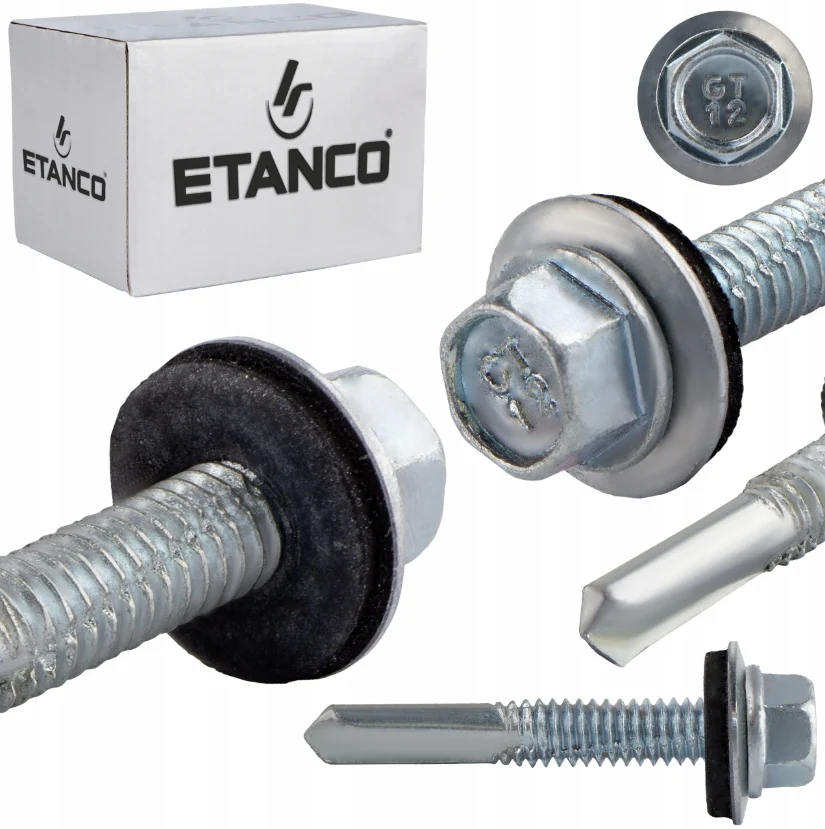 ETANCO GT 12 Ø5,5 mm šroub pro upevňování plechů s podložkou Z14