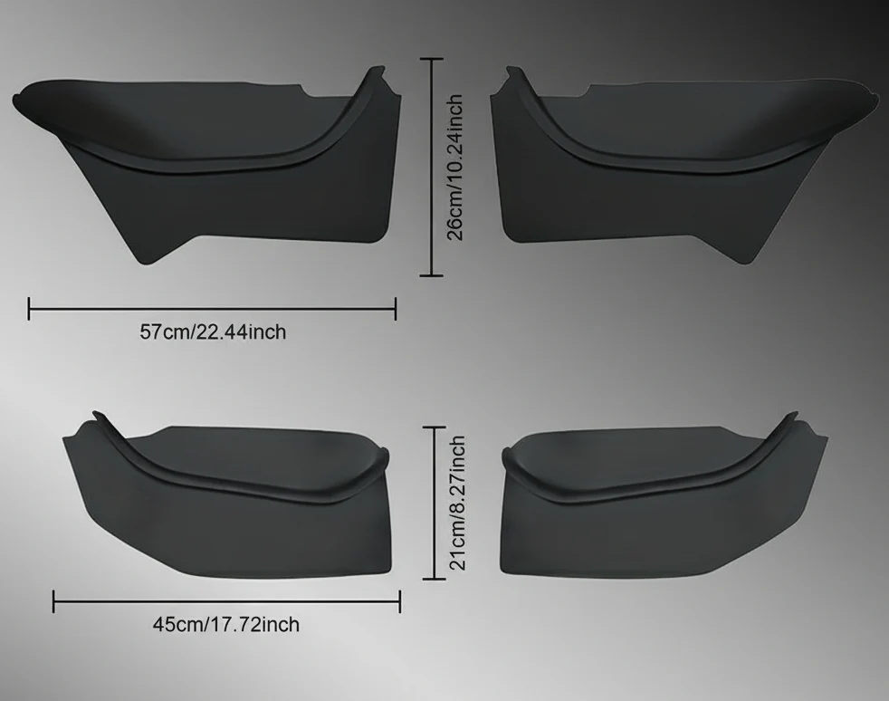 Tesla Model Y Juniper 2025 Model Door boční ochránci kapsy