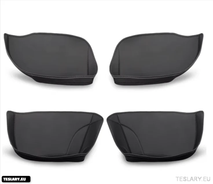 Tesla Model Y Storage Inserts Ochranná podložka PU Kožená dveřní štěrbinová podložka úložná kapsa
