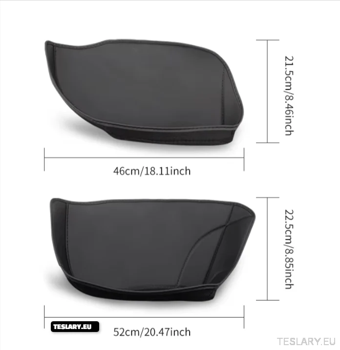 Tesla Model Y Storage Inserts Ochranná podložka PU Kožená dveřní štěrbinová podložka úložná kapsa