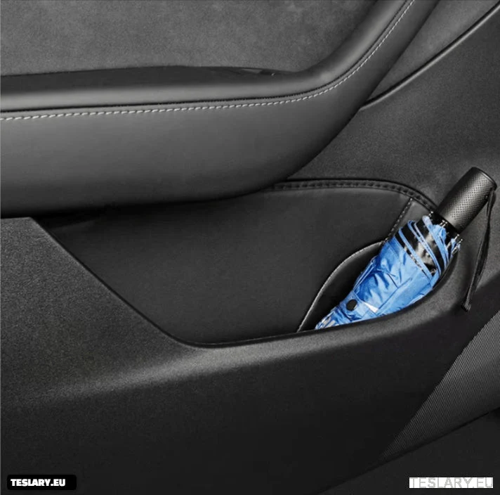 Tesla Model Y Storage Inserts Ochranná podložka PU Kožená dveřní štěrbinová podložka úložná kapsa