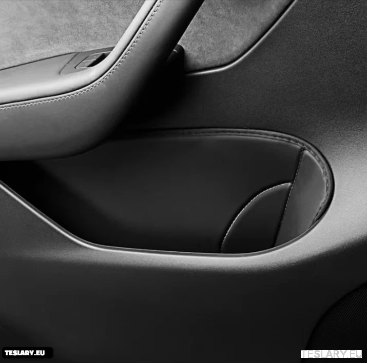Tesla Model Y Storage Inserts Ochranná podložka PU Kožená dveřní štěrbinová podložka úložná kapsa