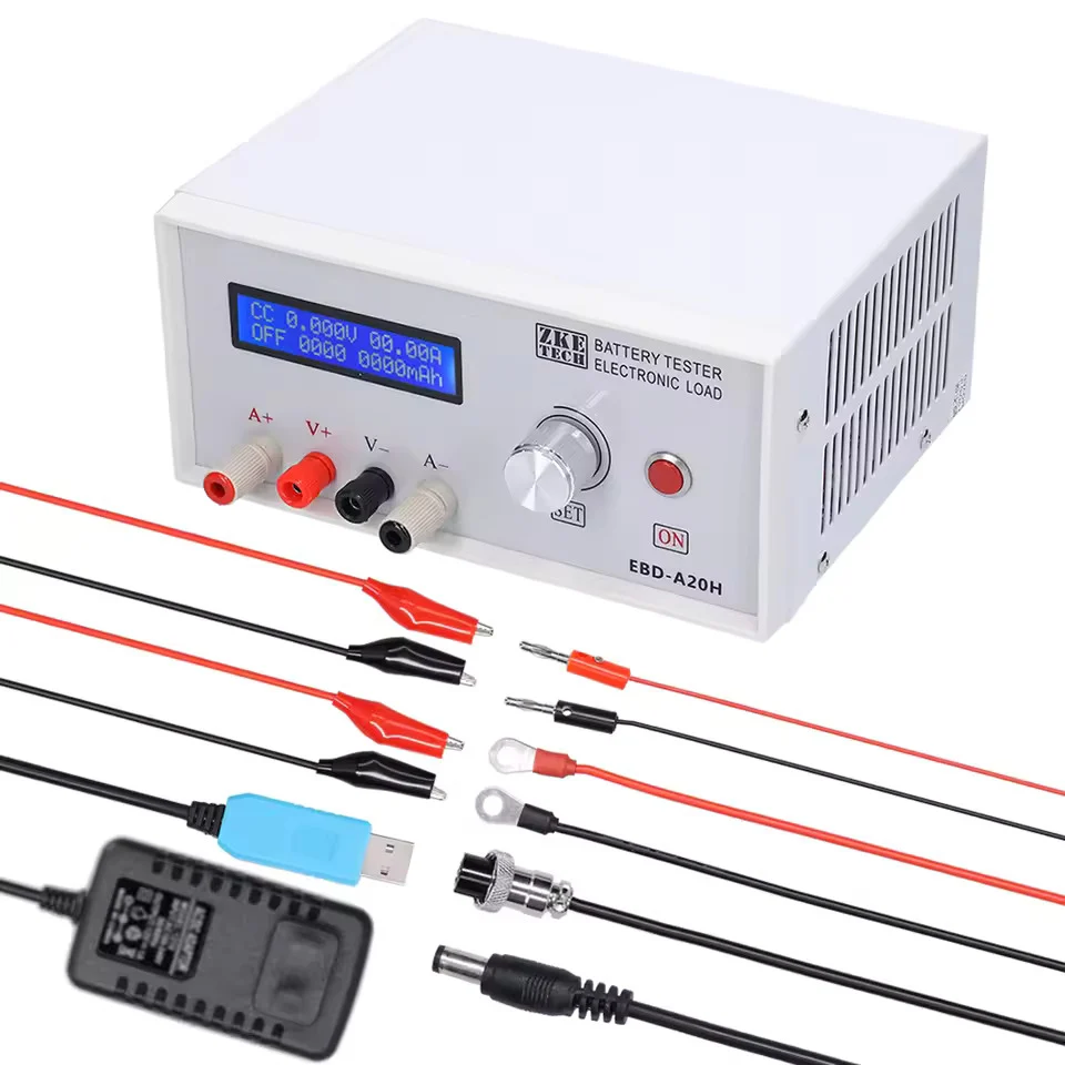 NOEIFEVO EBD-A20H Tester baterií 0–30 V 0,01–20 200 W multifunkční zařízení pro nabíjení vybíjení, podporuje online ovládá...