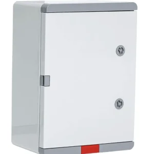 Plastový box IP 67, s šedými dveřmi, 350x250x150 mm