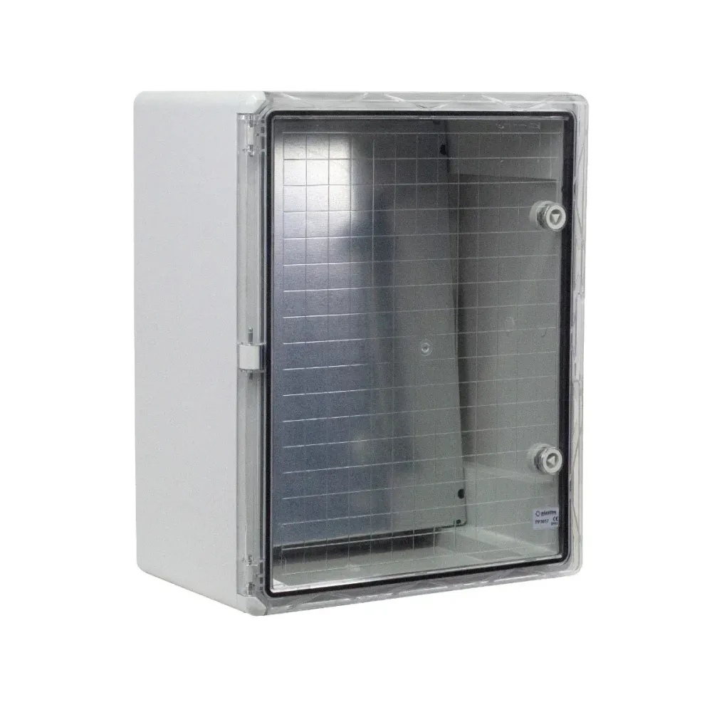 Rozvaděč plastové průhledné dveře 400x500x240mm IP65 PP3017