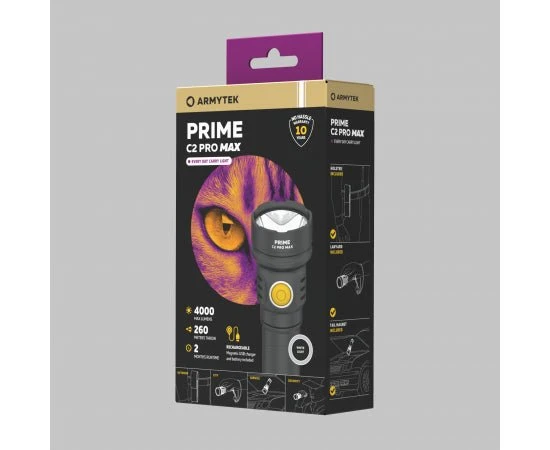 Armytek PRIME C2 PRO MAX Bílá svítilna