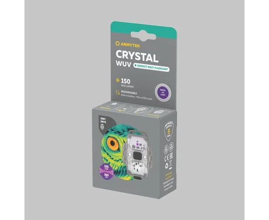 Svítilna Armytek Crystal WUV Grey