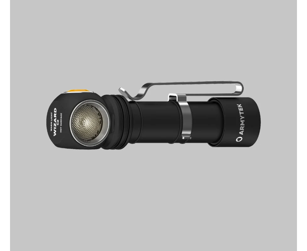 Bílá svítilna Armytek Wizard C2 Magnet USB