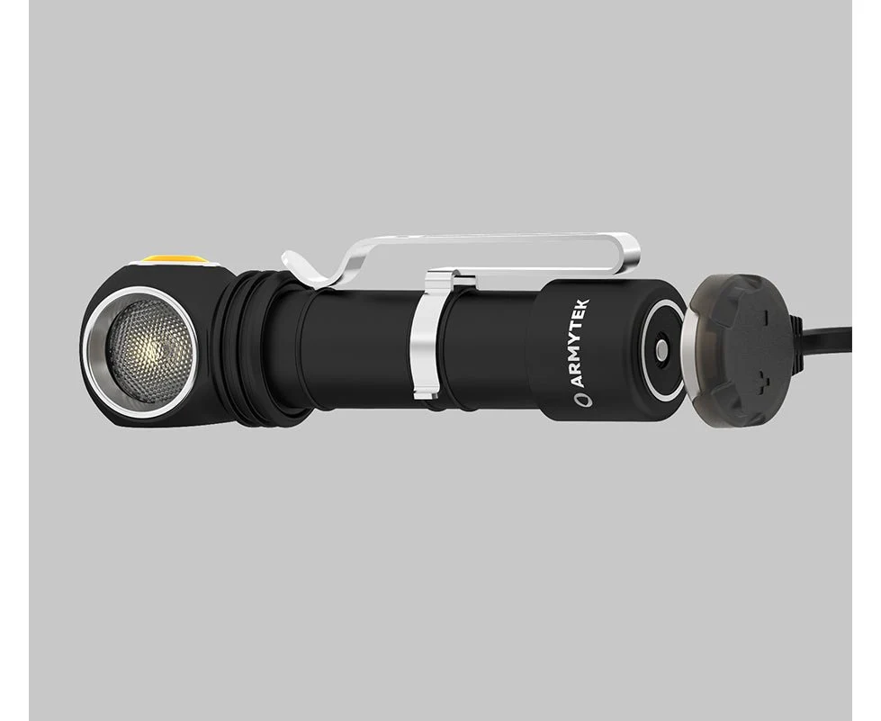 Bílá svítilna Armytek Wizard C2 Magnet USB