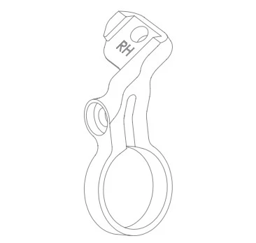 Držák Sram AXS POD pro HOPE Tech 3/XCR pravé řazení černý