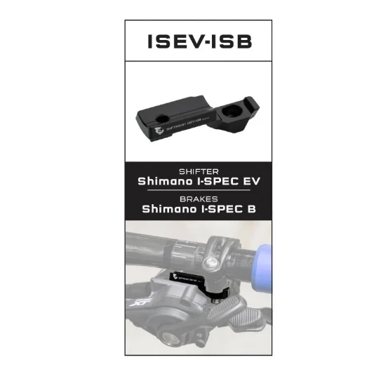 Montážní adaptér WOLF TOOTH ShiftMount ISEV-ISB Shimano I-SPEC EV Shifter > Shimano I-SPEC B Brake