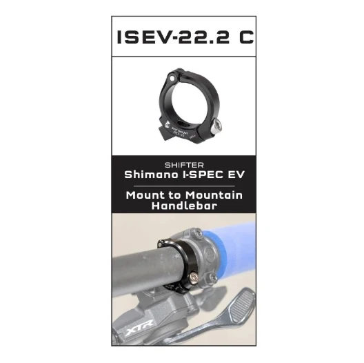 Montážní adaptér WOLF TOOTH ShiftMount ISII - 22 Shimano I-SPEC EV Shifter > 22,2 mm Řídítka