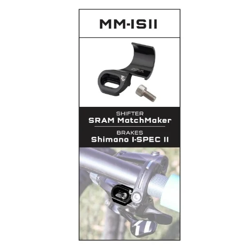 WOLF TOOTH ShiftMount MM-ISII Adaptér pro montáž přehazovačky SRAM MatchMaker X > Brzdy Shimano I-SPEC II