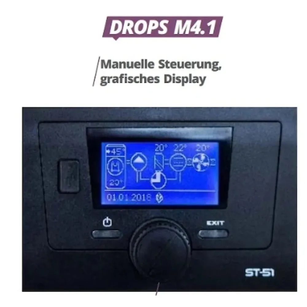 Ohřev užitkové vody pitné vody tepelné čerpadlo DROPS M4.1M