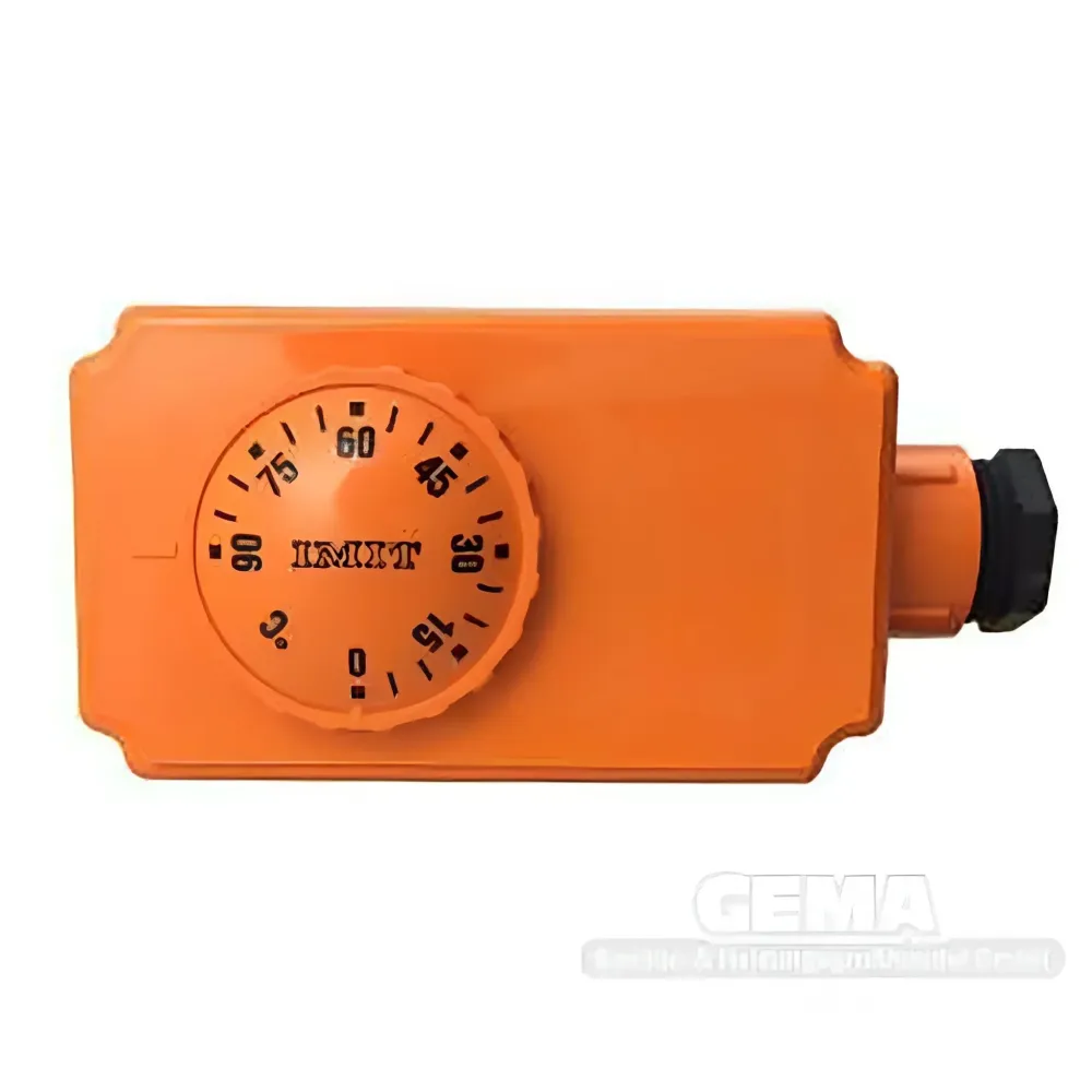 Regulační termostat včetně ponorného pouzdra pro automatickou regulaci teploty 0°C-90°C